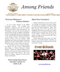 Among Friends Fall 2004 Vol 5 No 1 by Friends of the Bethel University Library